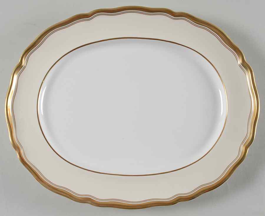 Stratford 14" Oval Serving Platter by Spode-1
