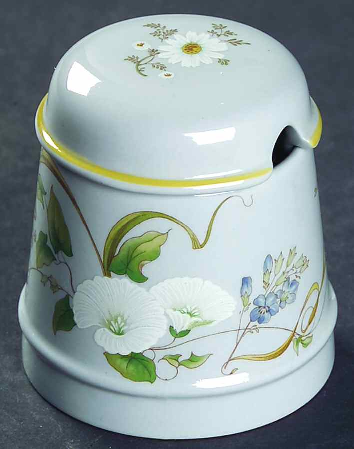 Summer Harvest Mustard Jar & Lid by Spode-1