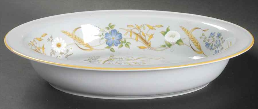 Summer Harvest 10" Oval Vegetable Bowl by Spode-1