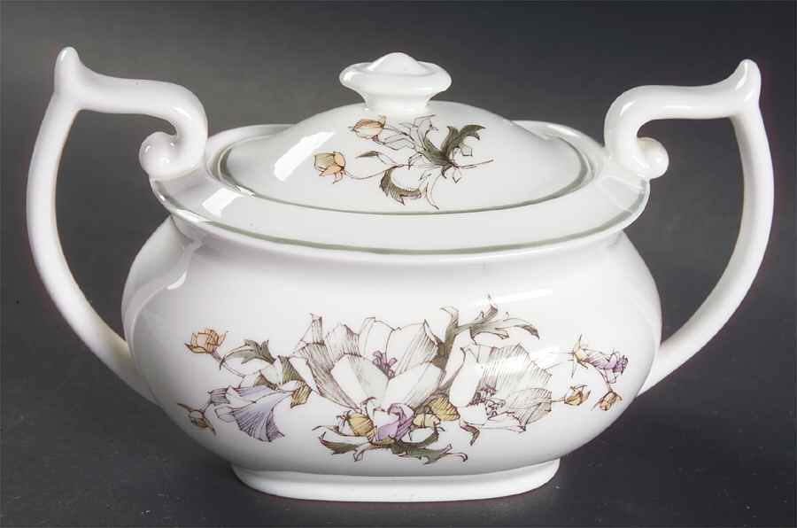 Summerfield Sugar Bowl & Lid by Spode-1