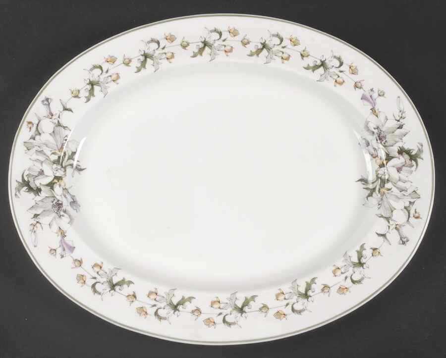 Summerfield 14" Oval Serving Platter by Spode-1