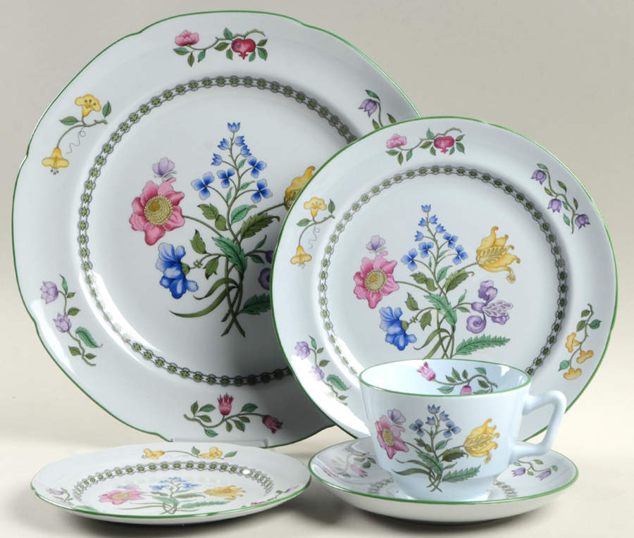 Summer Palace (Fine Stone) 5 Piece Place Setting by Spode-1