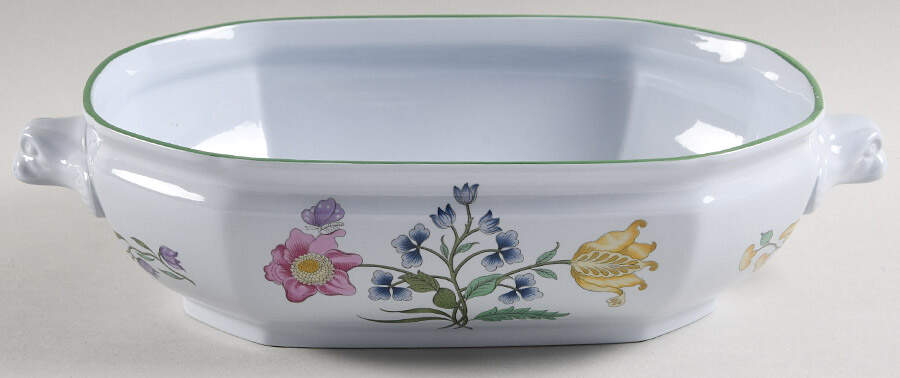 Summer Palace (Fine Stone) Oval Vegetable No Lid by Spode-1