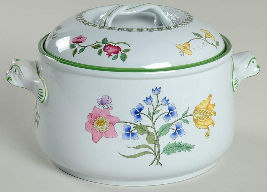 Summer Palace (Fine Stone) 2 Qt Round Covered Casserole by Spode-1