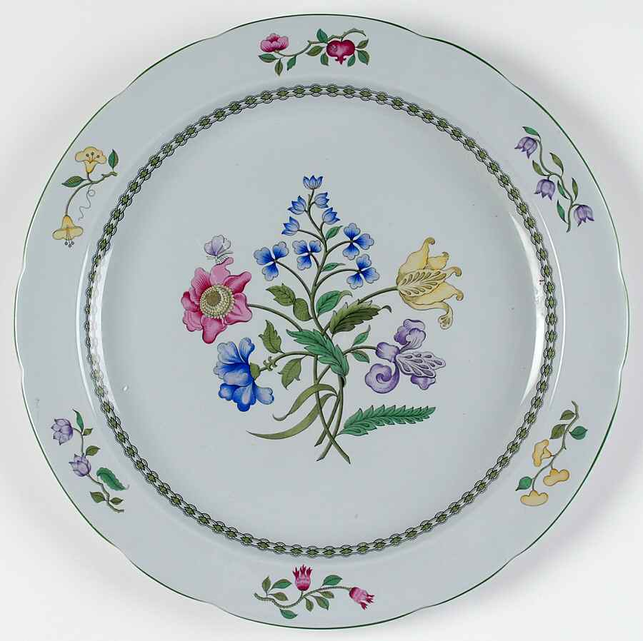 Summer Palace (Fine Stone) 12" Chop Plate (Round Platter) by Spode-1