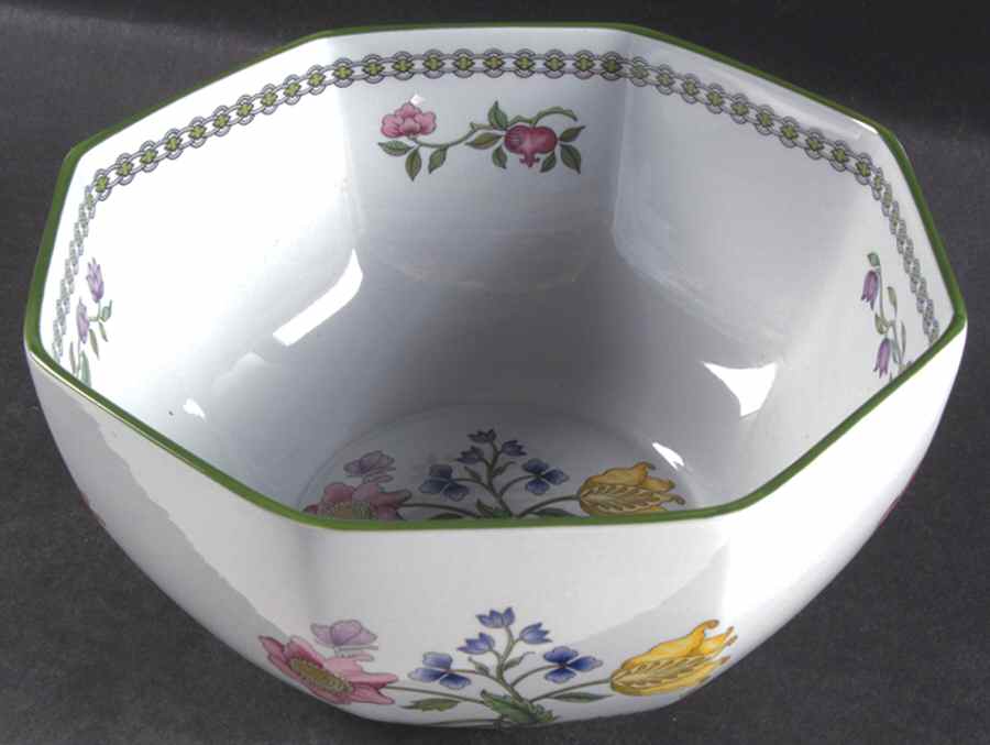 Summer Palace (Fine Stone) 7" Octagonal Vegetable Bowl by Spode-1