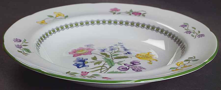 Summer Palace (Fine Stone) Large Rim Soup Bowl by Spode-1