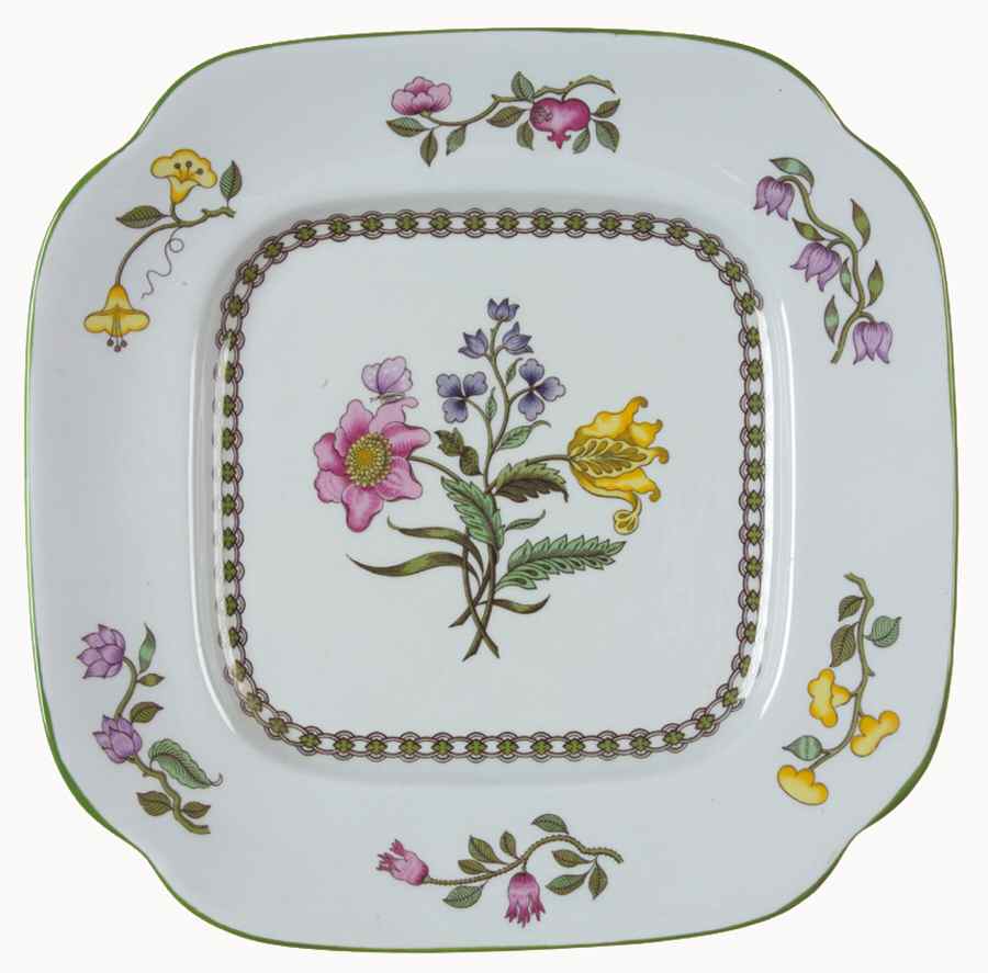 Summer Palace (Fine Stone) Square Salad Plate by Spode-1