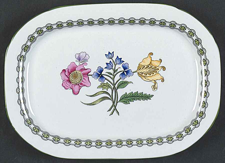 Summer Palace (Fine Stone) Pickle Dish by Spode-1
