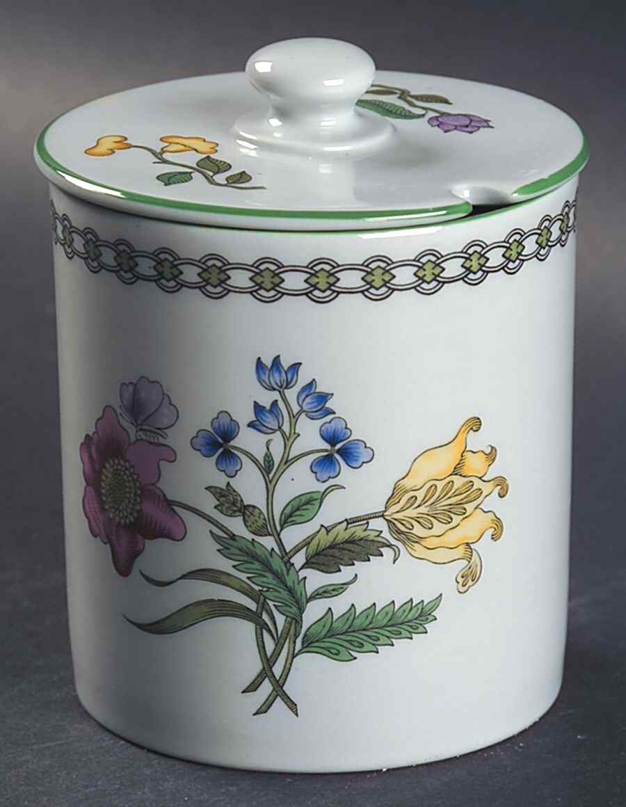 Summer Palace (Fine Stone) Marmalade & Lid by Spode-1