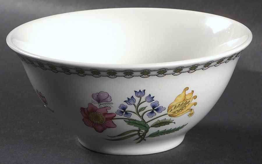 Summer Palace (Fine Stone) Cranberry Bowl by Spode-1