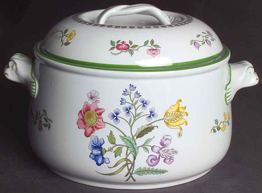 Summer Palace (Fine Stone) 2.5 Qt Round Covered Casserole by Spode-1