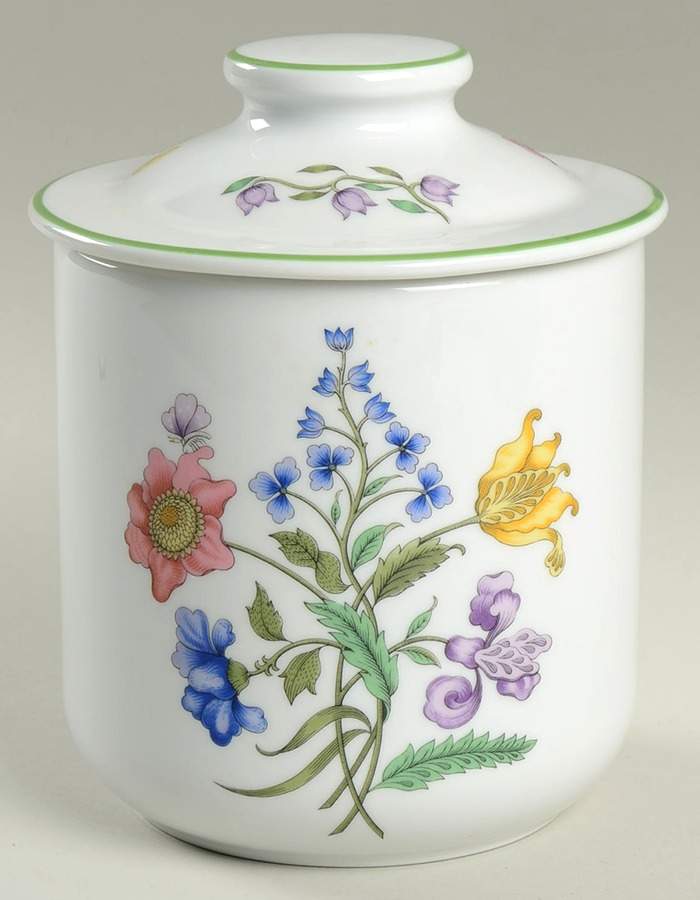 Summer Palace (Imperialware) Medium Canister & Lid by Spode-1