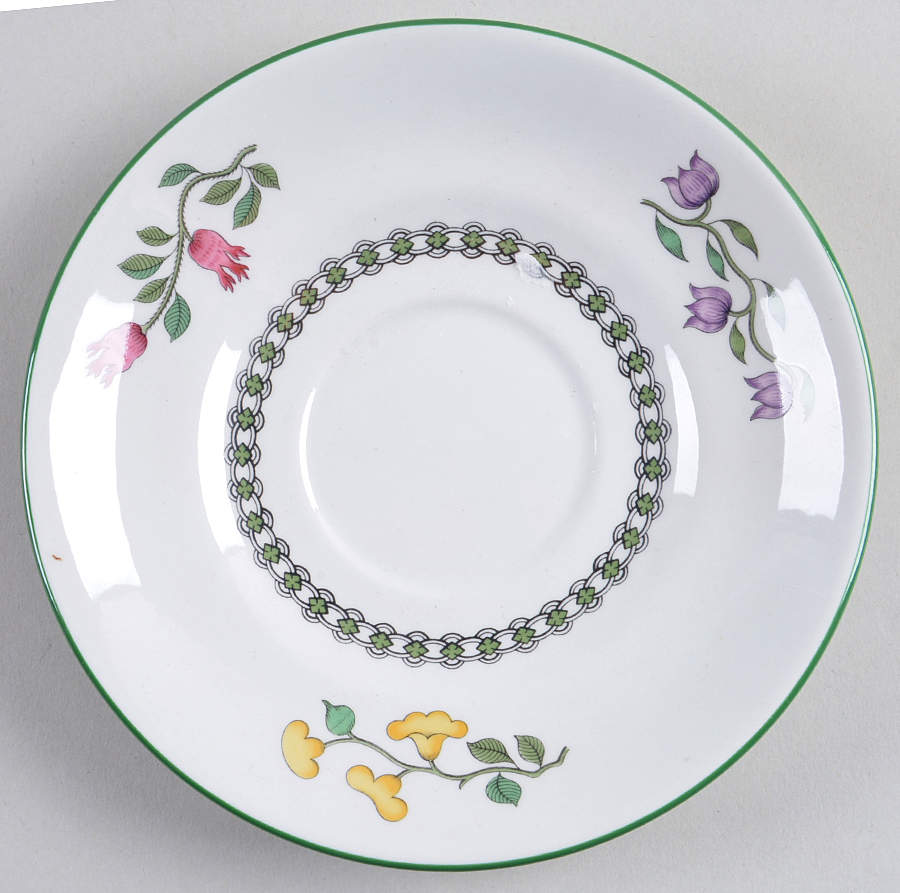 Summer Palace (Imperialware) Saucer for London Shape Footed Cup by Spode-1