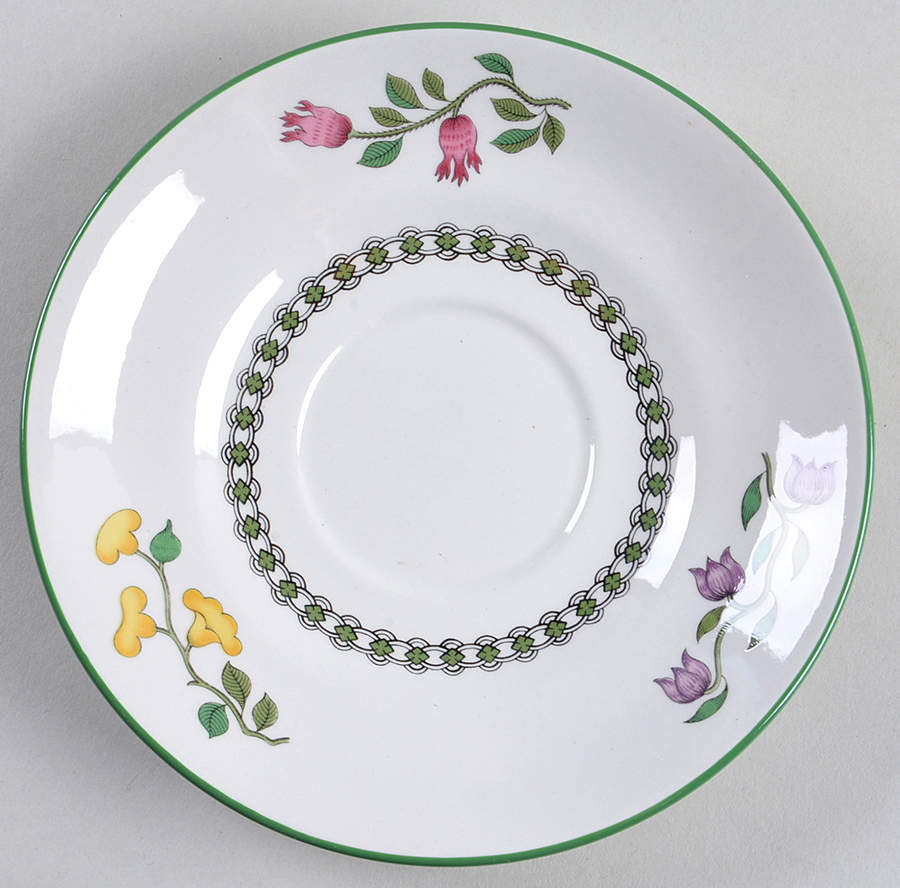 Summer Palace (Imperialware) Saucer for London Shape Footed Cup by Spode-1