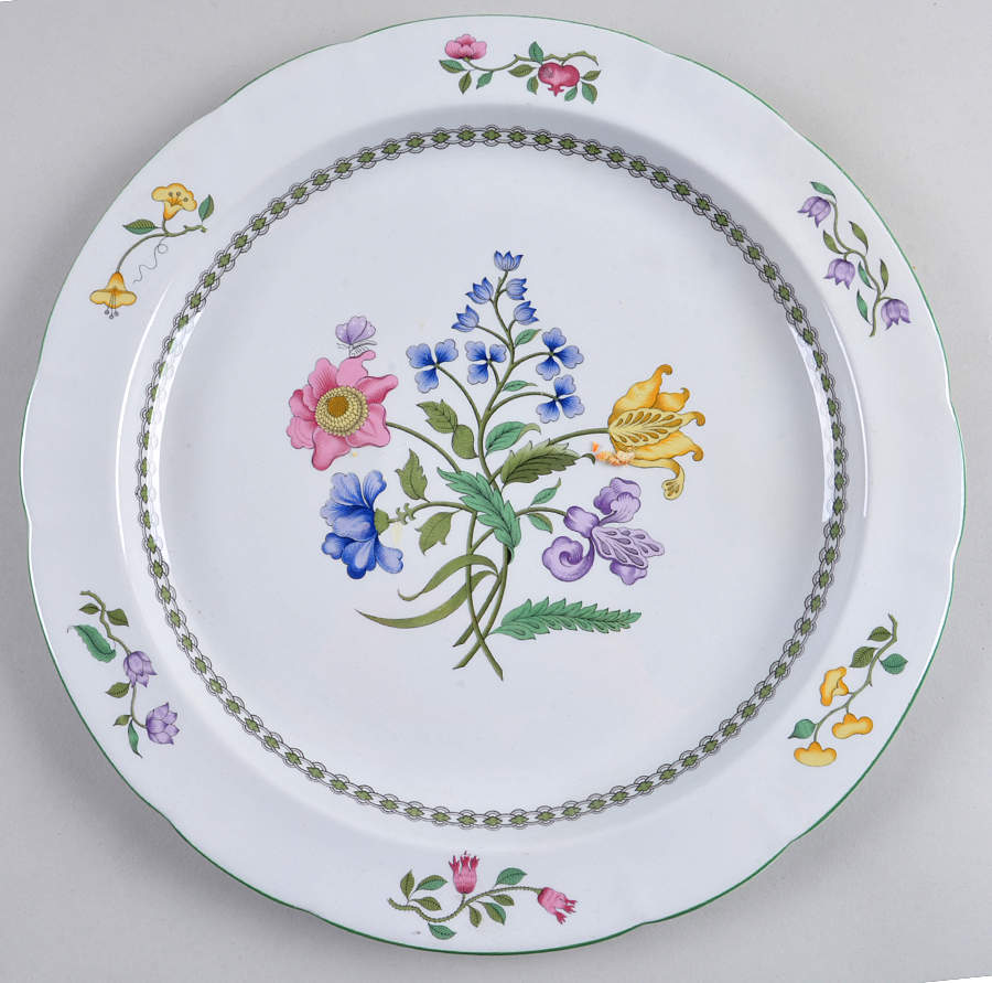 Summer Palace (Imperialware) 12" Chop Plate (Round Platter) by Spode-1