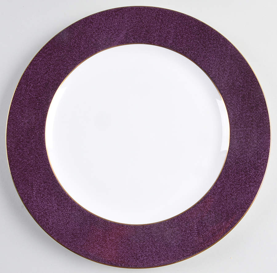 Sutton Aubergine (Dark Purple) Service Plate (Charger) by Spode-1