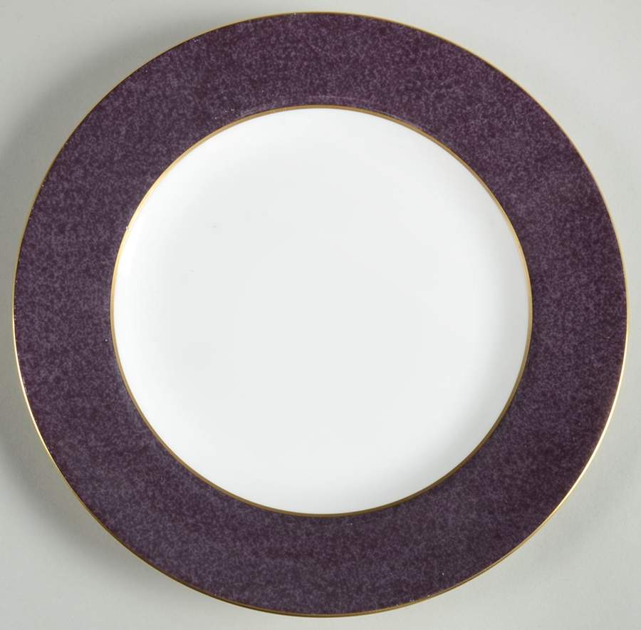 Sutton Aubergine (Dark Purple) Luncheon Plate by Spode-1