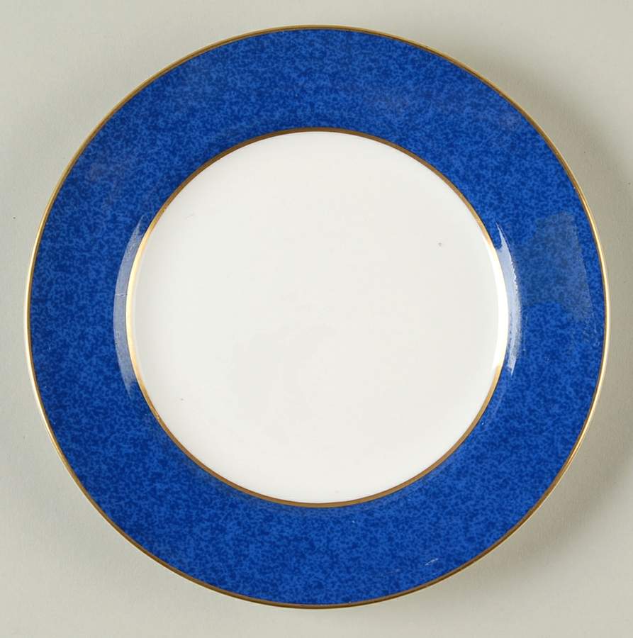 Sutton Georgian Blue Bread & Butter Plate by Spode-1