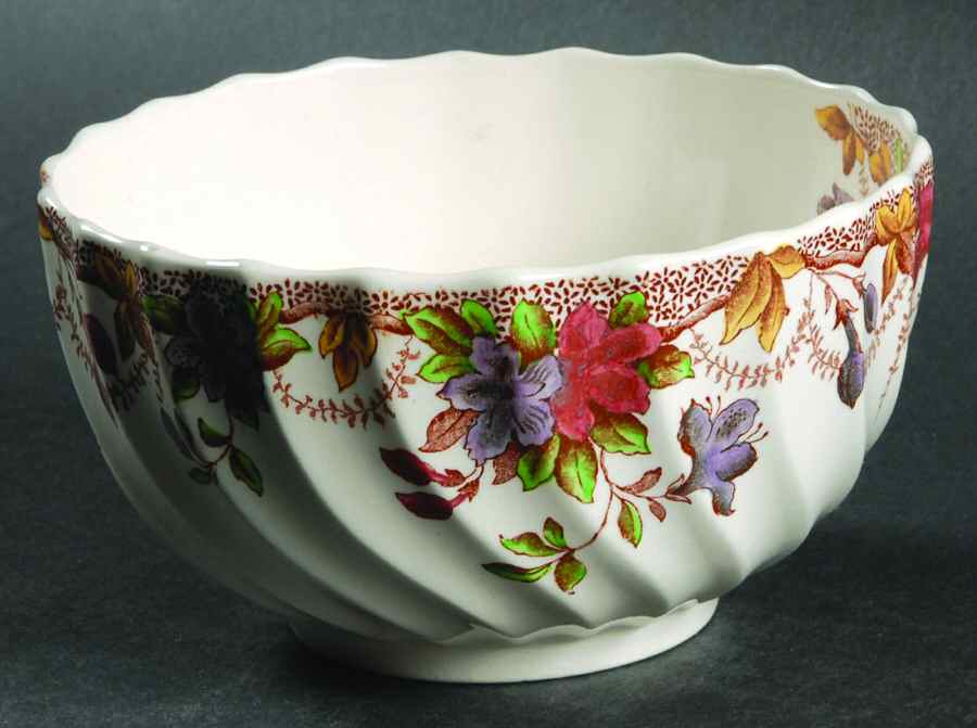 Sydney Cranberry Bowl by Spode-1