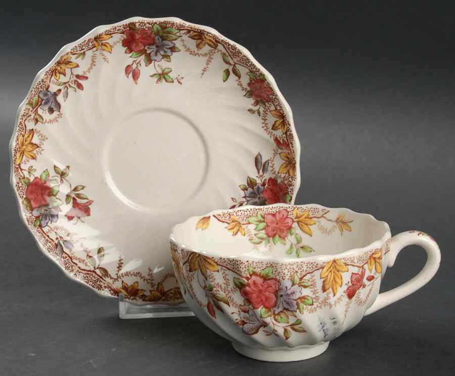 Sydney Flat Cup & Saucer Set by Spode-1