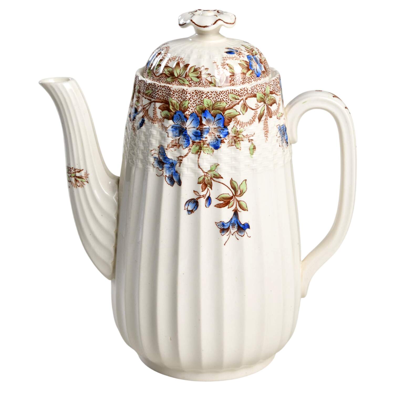 Sydney Blue Coffee Pot & Lid by Spode-1