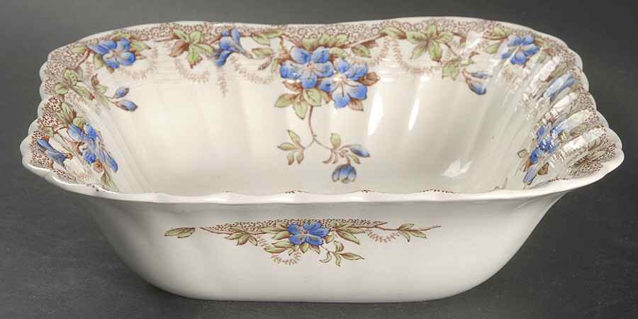 Sydney Blue 7" Square Vegetable Bowl by Spode-1