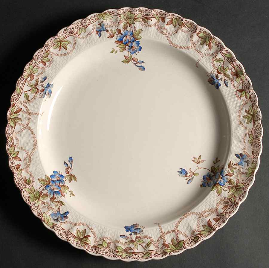 Sydney Blue 13" Chop Plate (Round Platter) by Spode-1