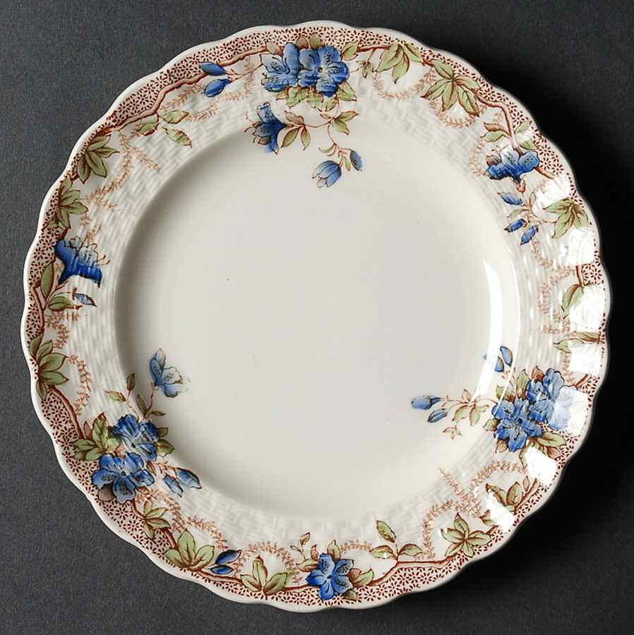 Sydney Blue Bread & Butter Plate by Spode-1