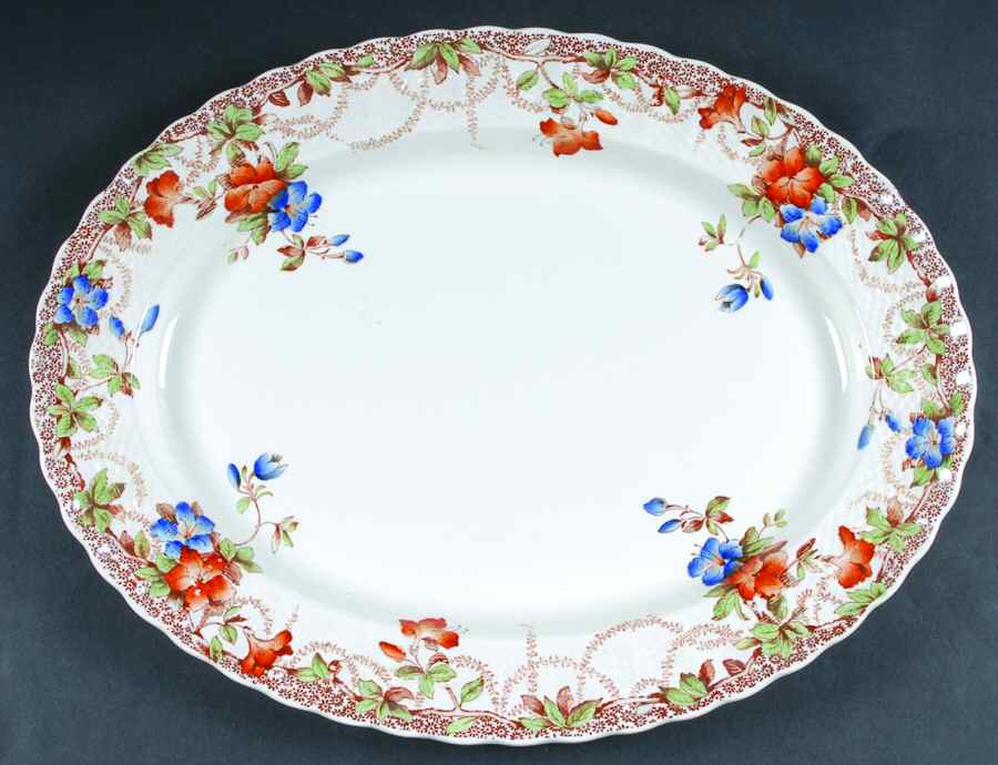 Sydney 17" Oval Serving Platter by Spode-1