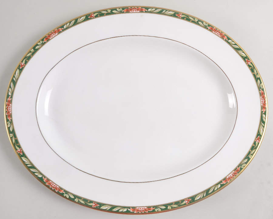 Tamarind 15" Oval Serving Platter by Spode-1