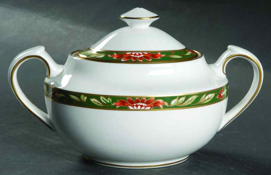 Tamarind Sugar Bowl & Lid by Spode-1