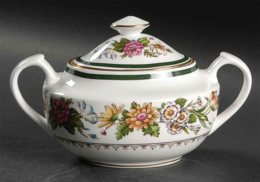 Tapestry Sugar Bowl & Lid by Spode-1