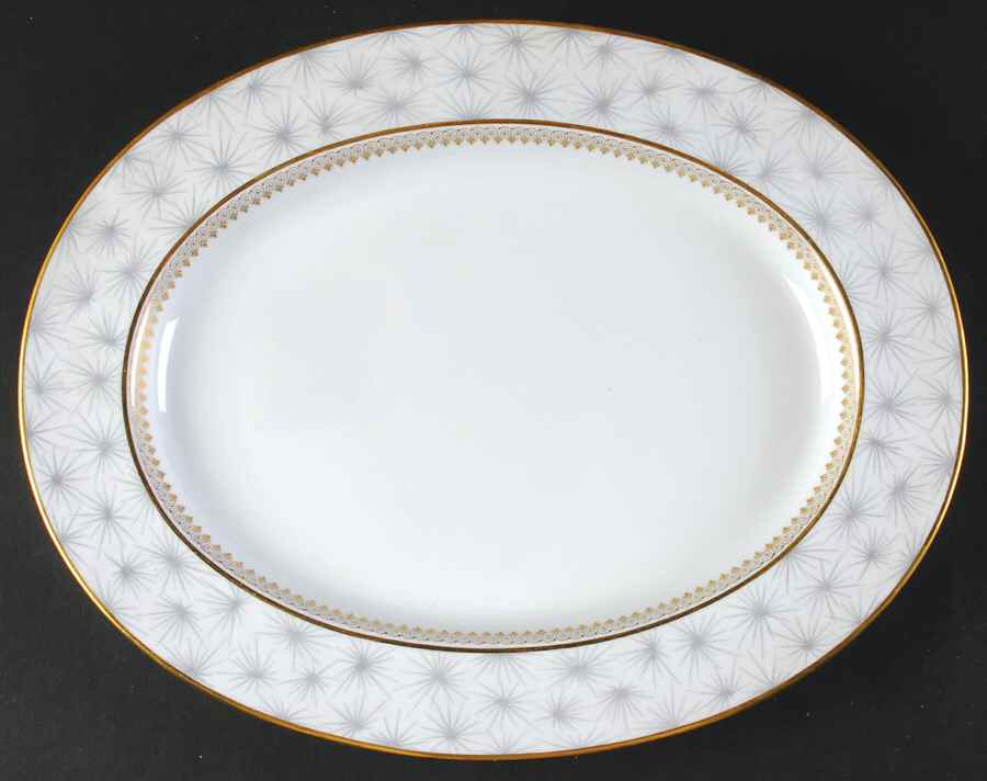 Thistledown 13" Oval Serving Platter by Spode-1