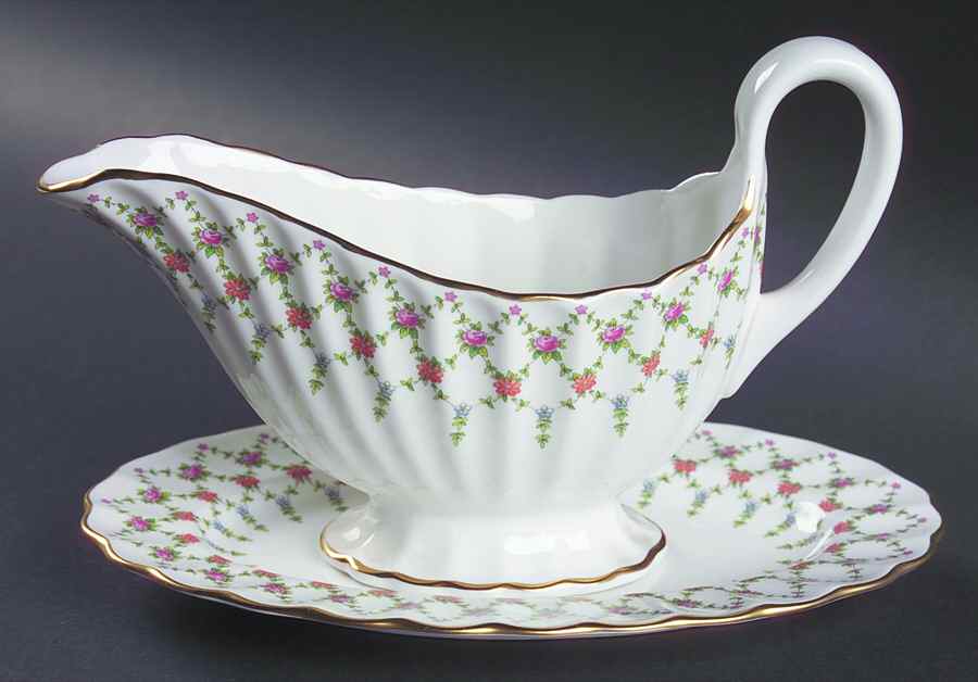 Tiara Gravy Boat & Underplate by Spode-1