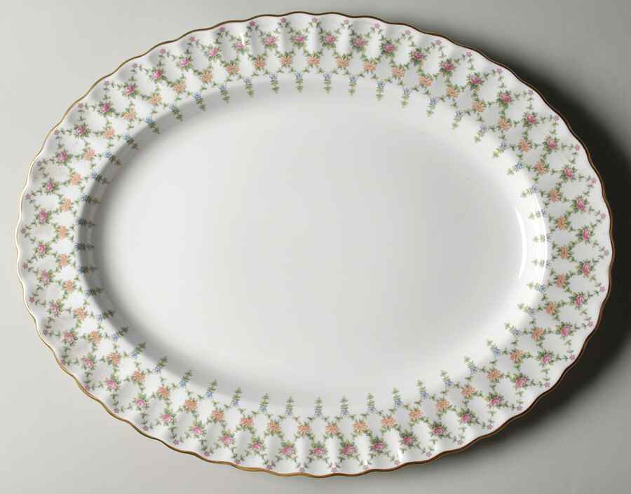 Tiara 16" Oval Serving Platter by Spode-1