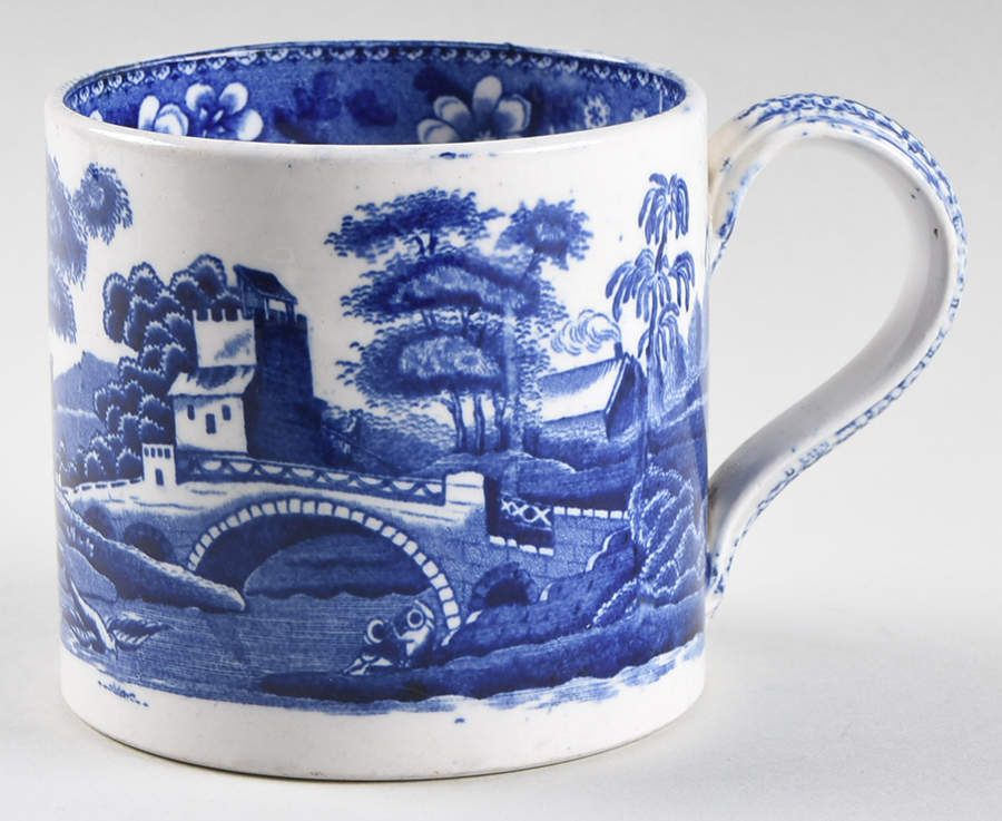 Tower Blue (No #, Older, Gadroon) Large Mug by Spode-1