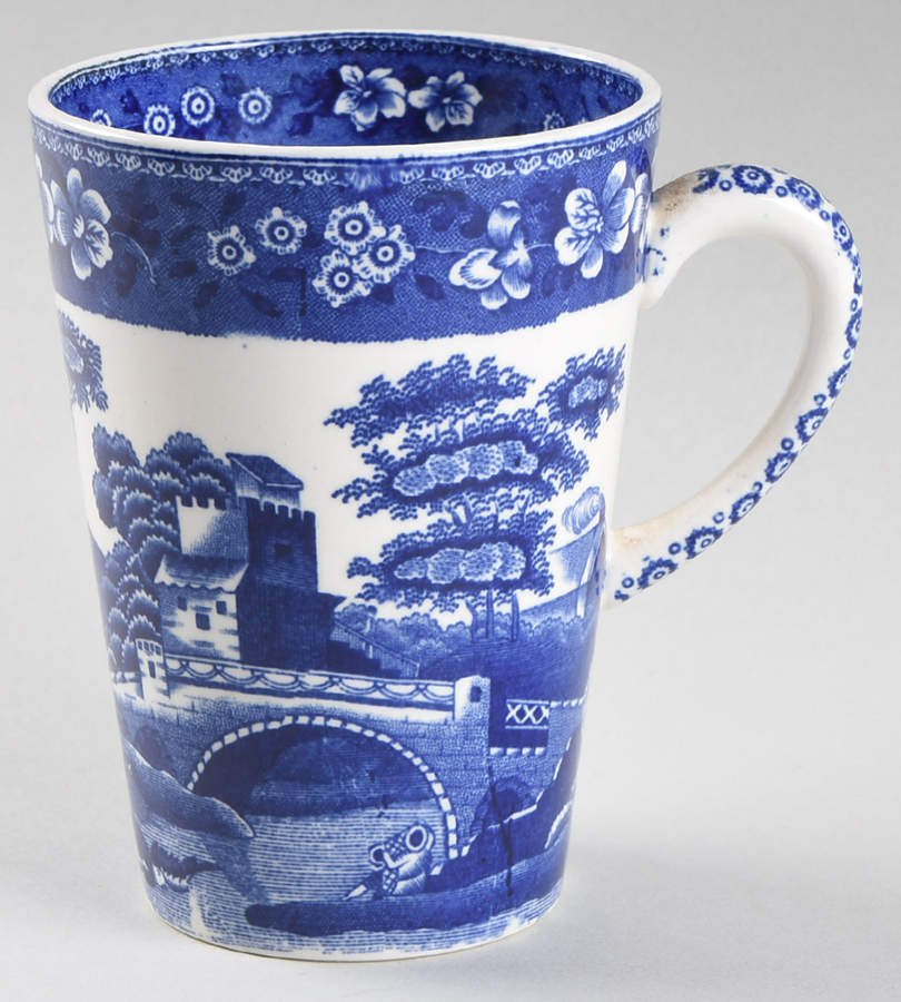 Tower Blue (No #, Older, Gadroon) Mug by Spode-1