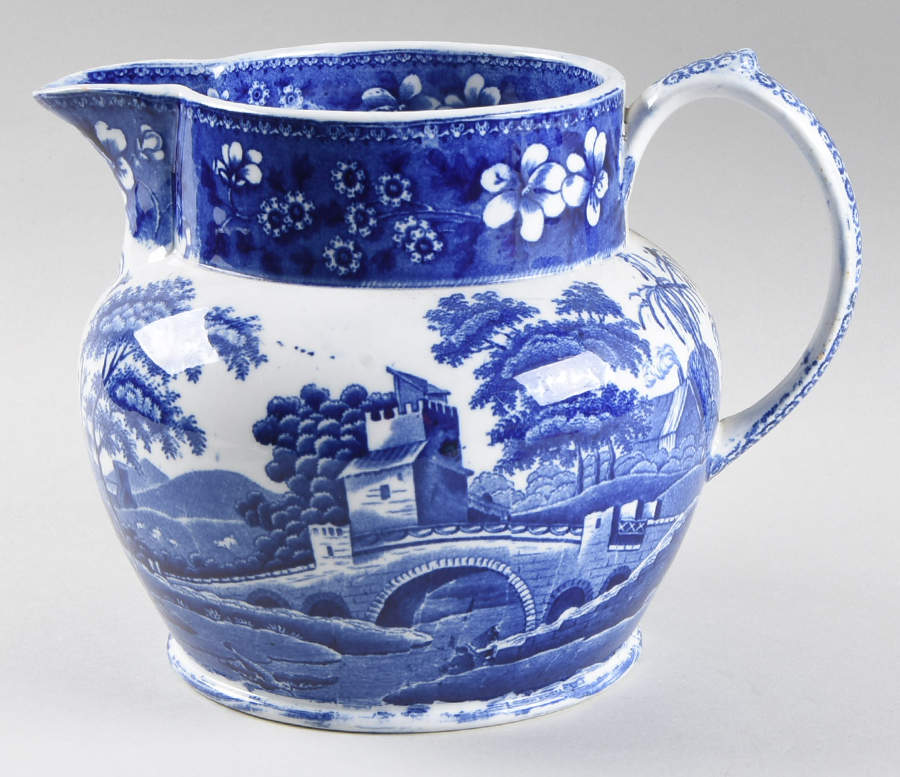 Tower Blue (No #, Older, Gadroon) 64 Oz Jug by Spode-1
