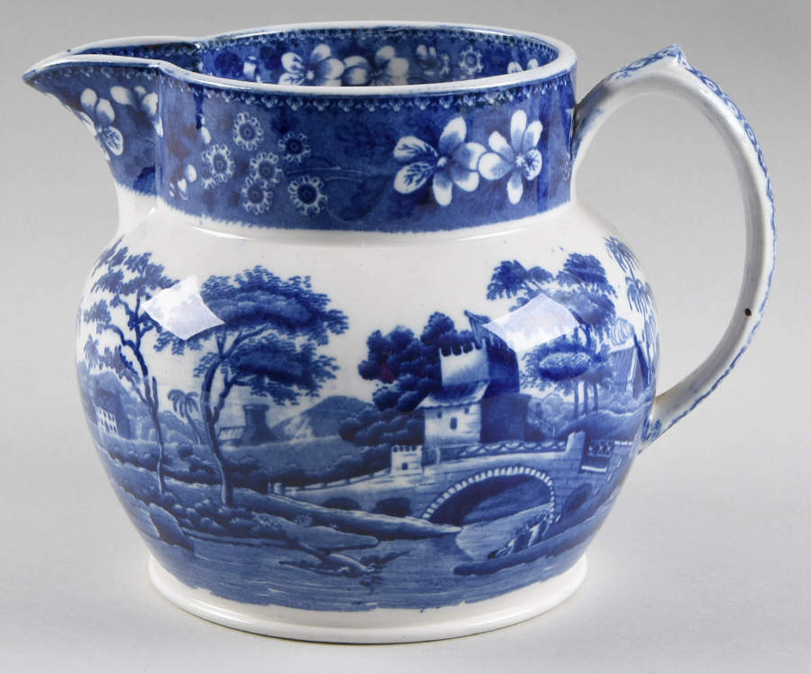 Tower Blue (No #, Older, Gadroon) 36 Oz Jug by Spode-1