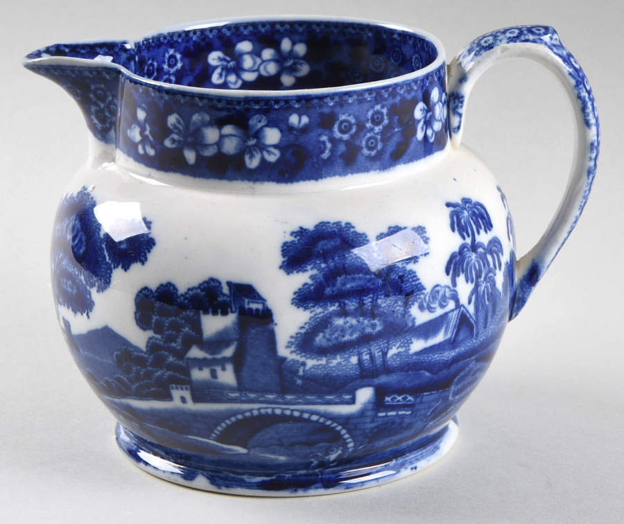 Tower Blue (No #, Older, Gadroon) 26 Oz Jug by Spode-1