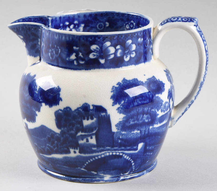 Tower Blue (No #, Older, Gadroon) 16 Oz Jug by Spode-1