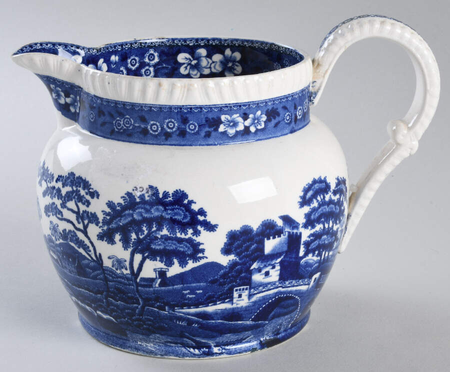 Tower Blue (No #, Older, Gadroon) 32 Oz Jug by Spode-1