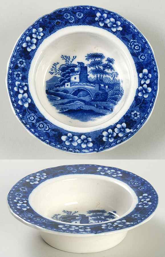 Tower Blue (No #, Older, Gadroon) Ramekin No Saucer by Spode-1