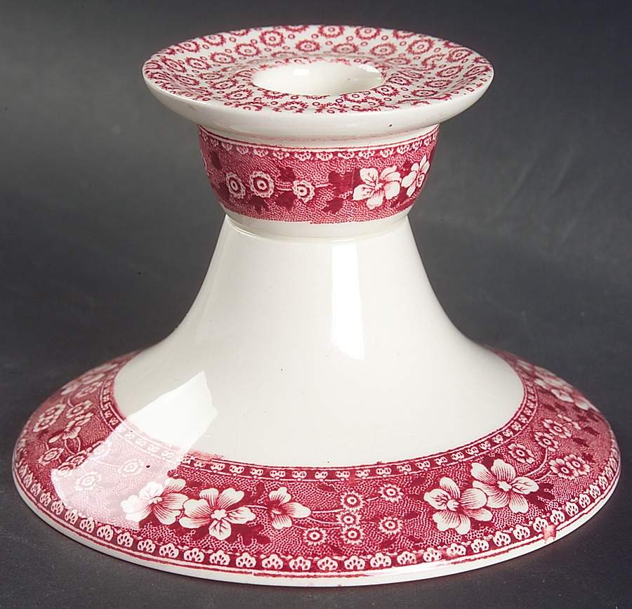 Tower Pink (Newer Backstamp) 3" Candlestick by Spode-1