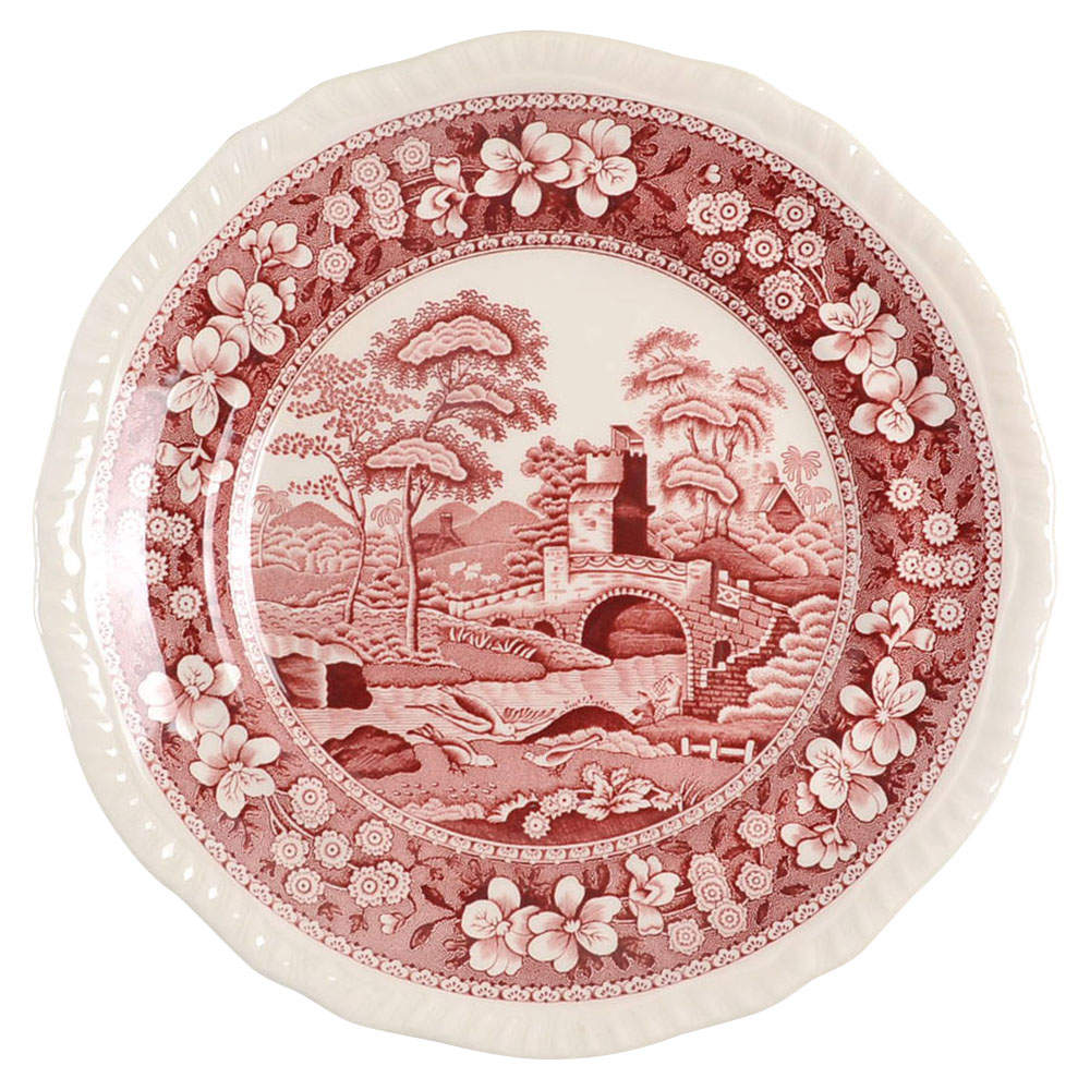 Tower Pink (Newer Backstamp) Salad Plate by Spode-1