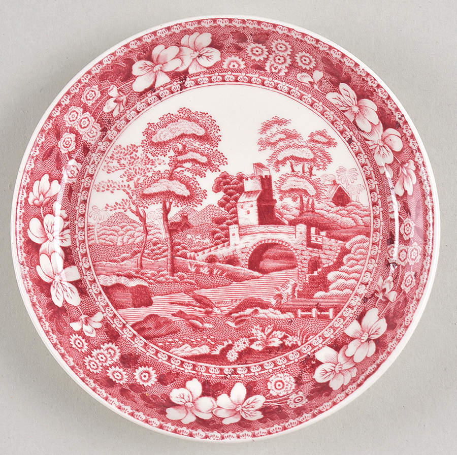 Tower Pink (Newer Backstamp) Coaster by Spode-1