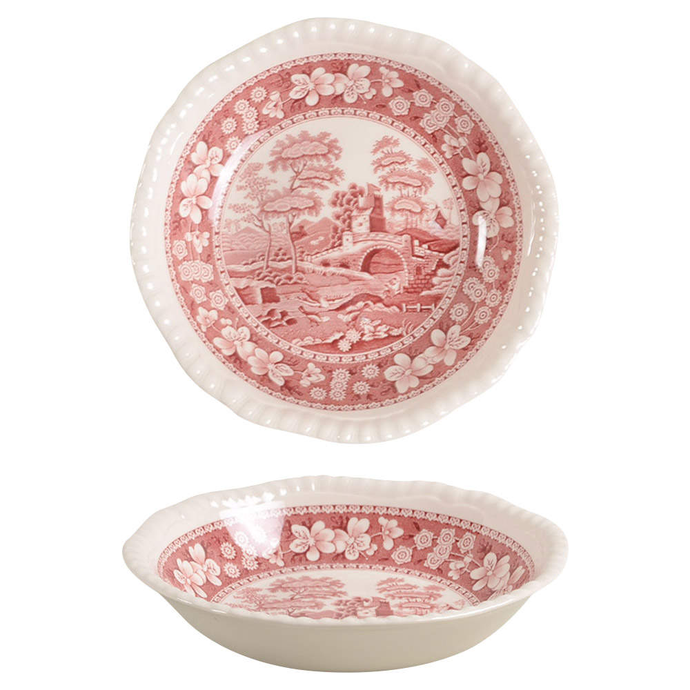 Tower Pink (Newer Backstamp) Coupe Cereal Bowl by Spode-1