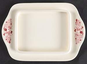 Tower Pink (Newer Backstamp) Square Butter No Lid by Spode-1
