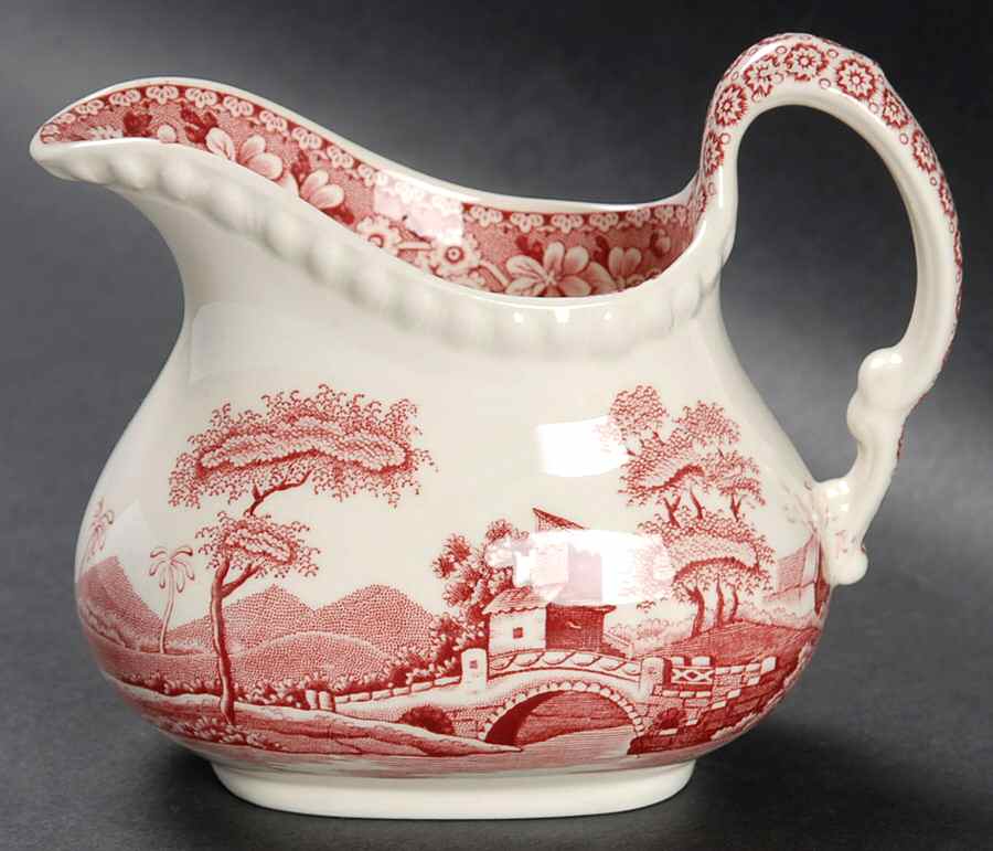 Tower Pink (Newer Backstamp) Mini Creamer by Spode-1